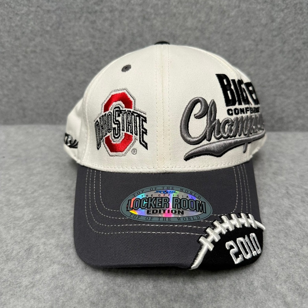 Ohio State Buckeyes Big Ten Conference Champions 2010 Locker Room Edition Cap